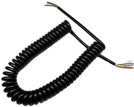 spiraalkabel 7/24v- zonder plug – 3.5 meter - aanhanger kabel