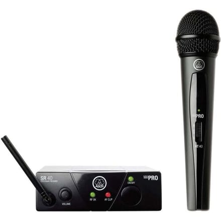 Draadloze microfoonset AKG WMS40Mini Vocal Set ISM3 Zendmethode:Radiografisch