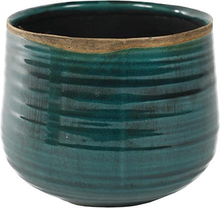 Ter Steege Bloempot Turquoise D 21 cm H 17 cm Opening 16 cm