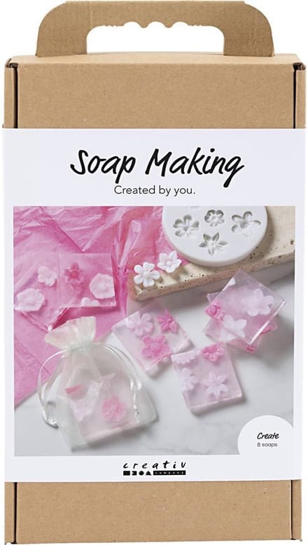 CC Hobbyset Zeep Maken Bloemen Roze