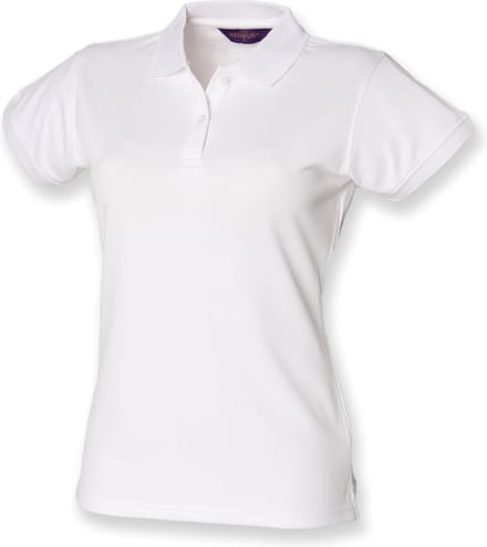 Henbury Ladies Coolplus® Polo Shirt H476 - White - M