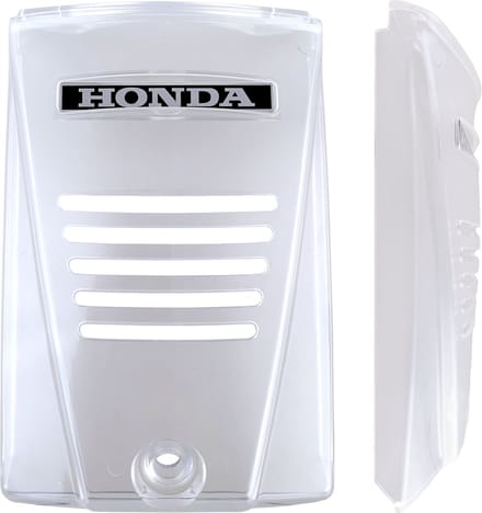 Honda camino frontmasker TRANSPARANT met aluminium Honda plaatje