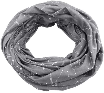 Dailygoody - Modieuze Sjaal met Ritszak - Damesaccessoire - Grijs