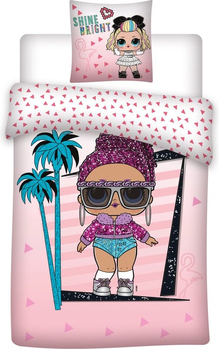 LOL Surprise! Dekbedovertrek - Eenpersoons - 140 x 200 cm - Polyester