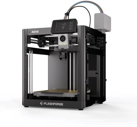 Flashforge Adventurer AD5X 5X High Speed 3D Printer 600mm/s Touchscreen – Gebruiksvriendelijk - Quick-Detach Nozzle - 220×220×220 mm - WiFi - Smart App