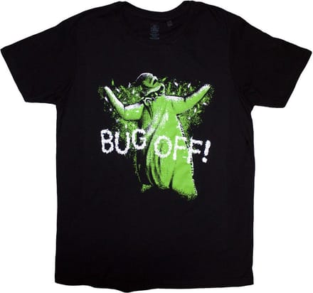 Disney The Nightmare Before Christmas - Bug Off! Heren Tshirt - S - Zwart