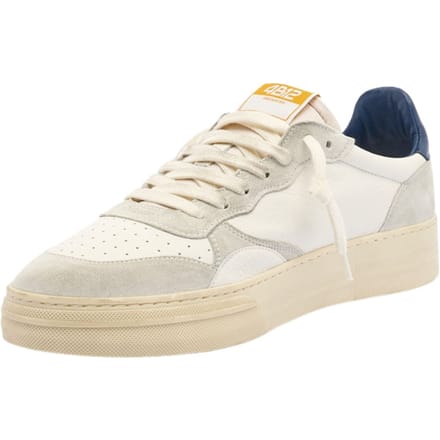 Heren lederen sneakers 4b12 HYPER blauw