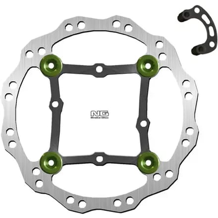 Vlotterende motorremschijfset en steuntje NG Brake Disc Wave 1378XK21