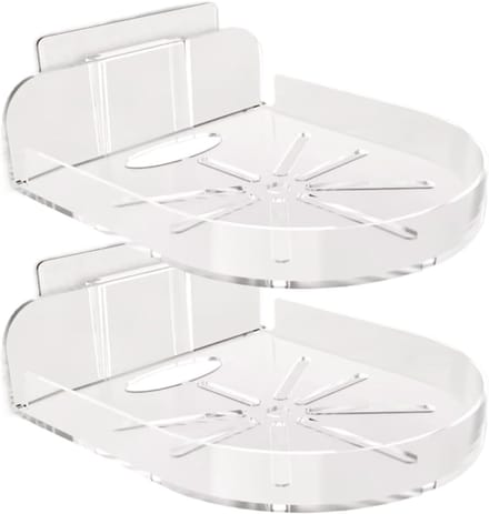 Babyfoon Houder - Camera Plank - Veilige Opslag - Gladde Contouren - 2 Stuks - Wit