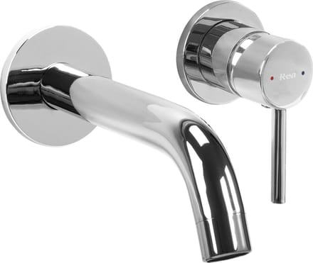 Rea Owen Chrom + Box - Inbouw Wastafelkraan - Chroom