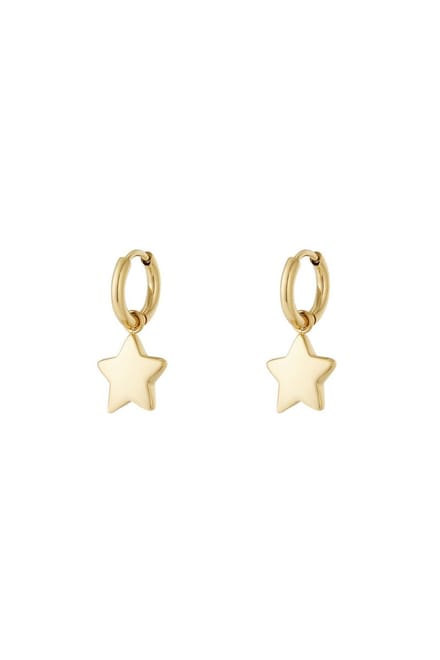 Tiny Star oorbellen Gold