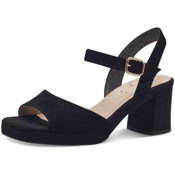 Tamaris Comfort Essentials Dames Sandalen - ZWART SUEDE