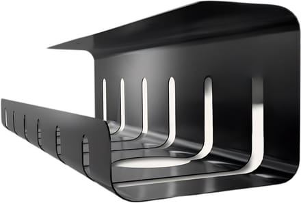 DnA® Kabelgoot - Kabelgoot Bureau - Cable Management - Zwart - 40cm x 10cm x 1cm
