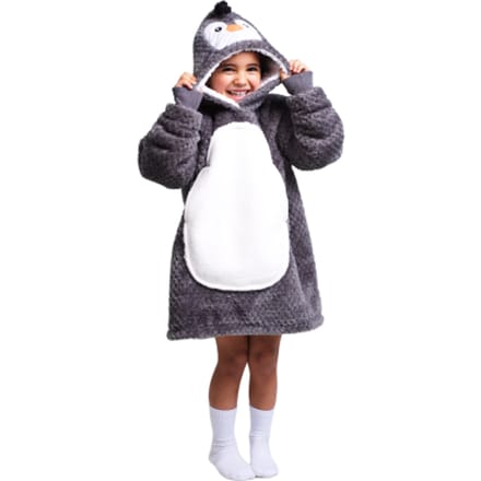 Cozy Noxxiez Cuddle Hoodie Small Penguin Fleece dekentjes