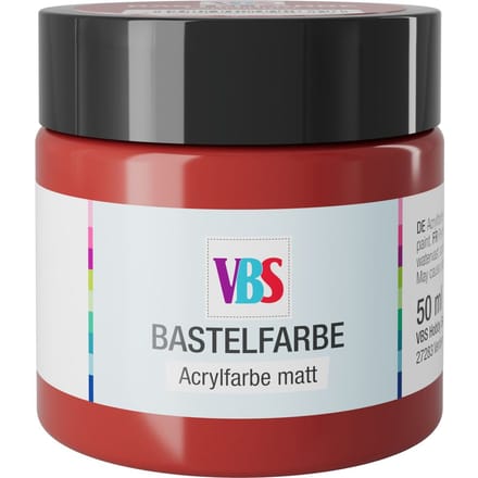 VBS Knutselverf, 50 ml - Karmijnrood