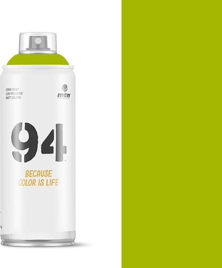 MTN94 Neon Green spuitverf - 400ml lage druk en matte afwerking
