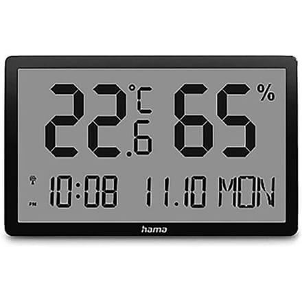Hama Weerstation Lombok - Binnentempratuur en hygrometer - Zwart