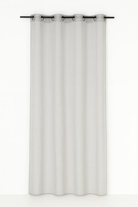Monna voorhang gordijn grijs 8 Rings 135 x 260 cm