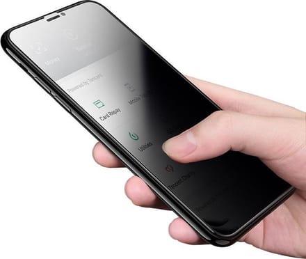 Hoco Glasfolie - Privacy Screenprotector Geschikt voor iPhone 11 Pro Max / Xs Max