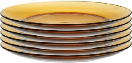 Platt tallrik Duralex Lys Amber (Ø 23,5 cm)
