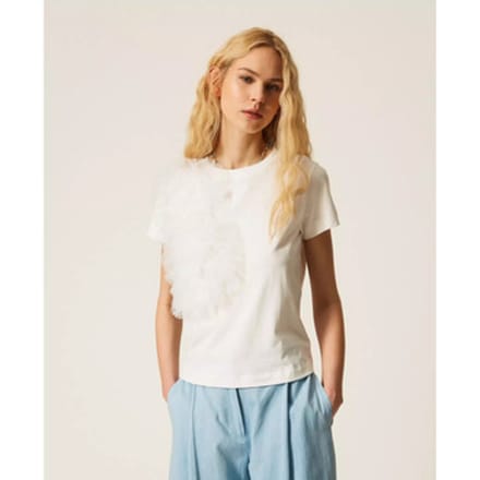 T-shirt Korte Mouw Twinset Actitude 261AT2190
