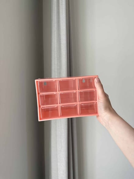 Planet Pink - Ladekastje organizer roze 9 vakjes