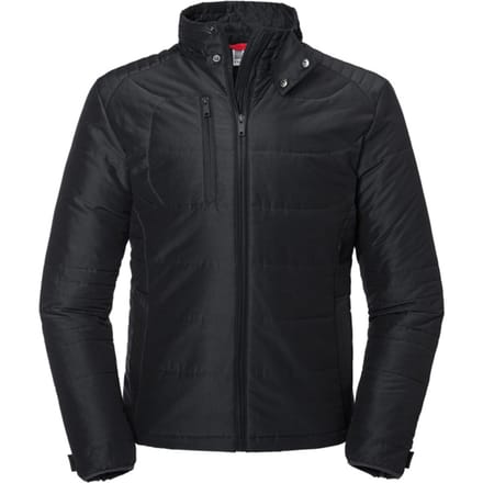 Russell Heren Cross Gewatteerd Jasje (Zwart)