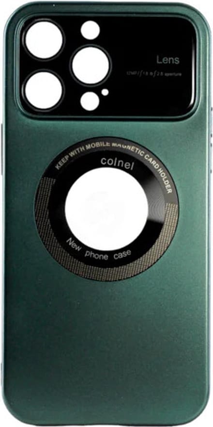 Colnel Hoesje Geschikt voor: Apple iPhone 15 Plus | Compatibel met MagSafe | Back Cover | Camera Lens Screen protector | Groen