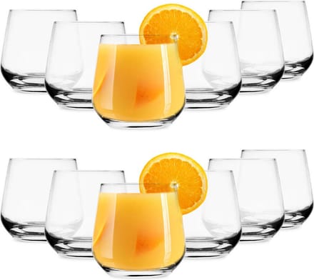 Glasmark Waterglazen - 12x - Tumblers - 345 ml - glas - drinkglazen