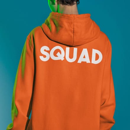 Oranje EK WK Koningsdag Hoodie Squad 3XL