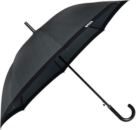 HUGO BOSS paraplu Chevron Umbrella Dark Grey donkergroen