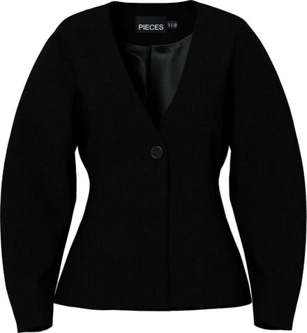 Pieces Blazer Pckamil Ls Fitted Blazer Noos Bc 17162404 Black Dames Maat - L