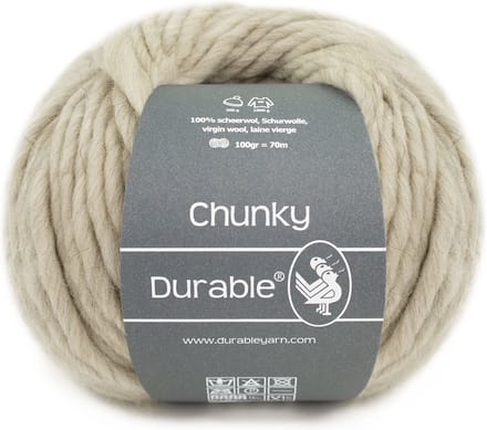 Durable Chunky - 341 pebble - 100% Scheerwol