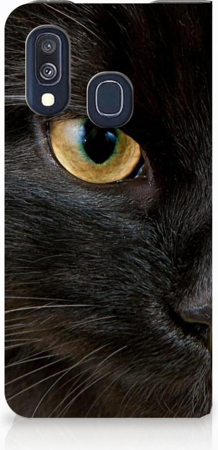 Samsung Galaxy A40 Hoesje maken Zwarte Kat