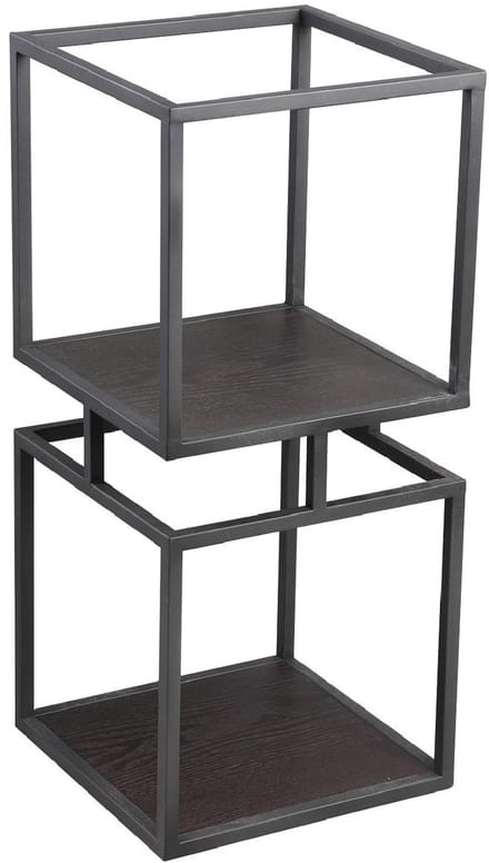 PTMD - Kast Nanci - Zwart - 33.5x33.5x73.5cm