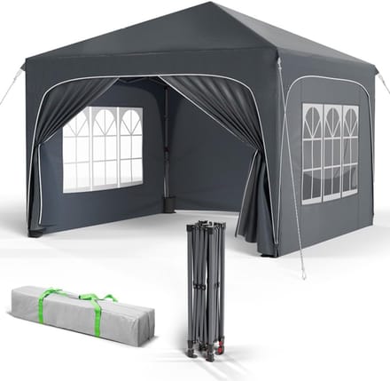 VLSelect® Partytent Opvouwbaar - Feesttent - Paviljoen - 3x3M