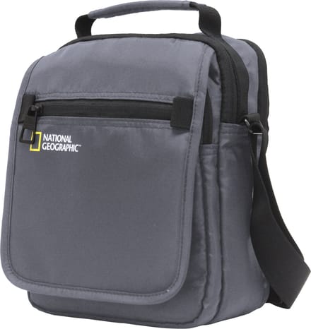 National Geographic Transform Schoudertas 1,3L Draaggreep RFID Grijs - Grijs