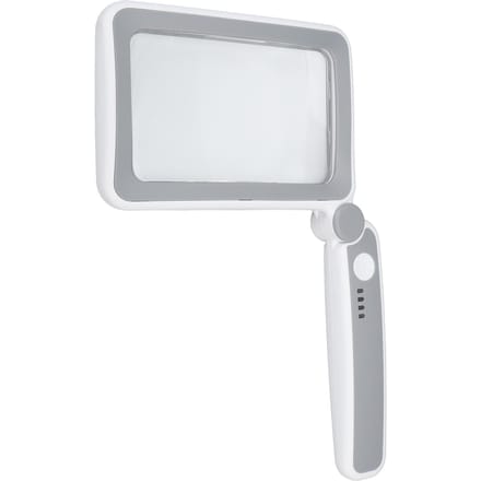 Rechthoekige Vergrootglas 4X 3 LED Modi Aanraakbediening Ergonomische Handheld Vergrootglas voor De