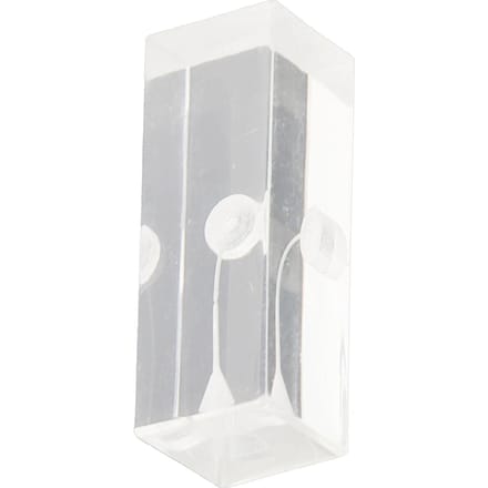 Wortelkanaal Oefenblok Acryl Transparant Clear Display Gebogen Orale Endodontische Wortelmodel white