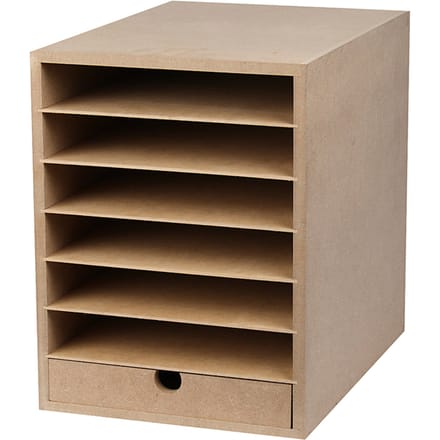 Creativ Company Papier opslag unit, A4 210x297 mm, diepte 32 cm, 1 stuk, MDF