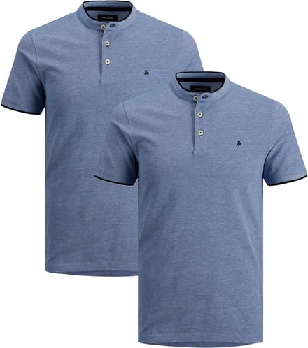 Jack & Jones Heren poloshirt 2 pack Paulos Mao