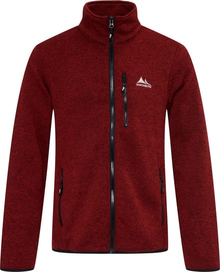 Nordberg Frank Fleece Vest - Heren - Bordeaux Melange - Maat M