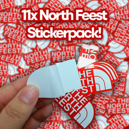 11x Northfeest stickerpack - Emblemen Brabant - Stickers