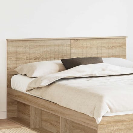 vidaXL Hoofdbord Sonoma Eiken Bewerkt hout