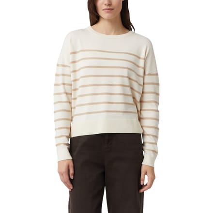Comma  Pullover Offwhite Maat: 42 | Longsleeves Outlet | Dames | Beige