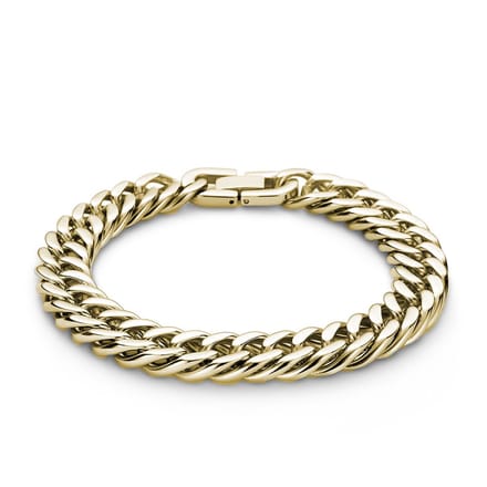Twice As Nice Armband in goudkleurig edelstaal, gourmet, 11 mm 21cm