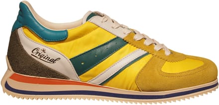 Kamo-Gutsu gele suède heren sneakers