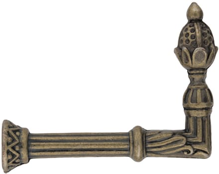 Gordijn embrasse haak Belvior – 2 stuks – brons