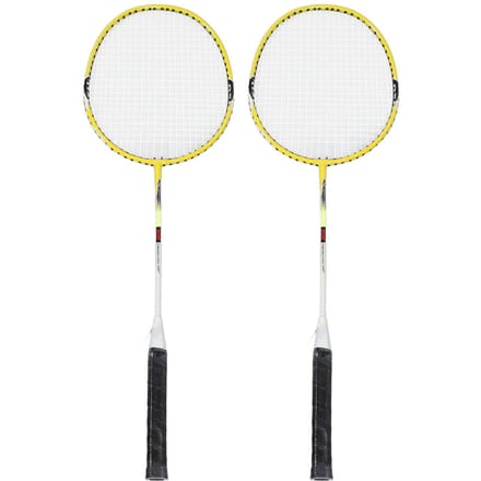 Badminton Racket IJzerlegering Nylon Antislip Grip Draagbaar Badminton Racket met Draagtas voor white