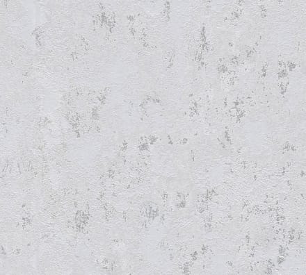 STRUCTUUR BEHANG | Basic - Grijs Zilver Metallic - A.S. Création Casual Living